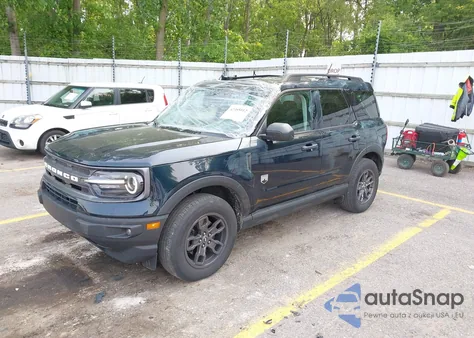 2022 Ford Bronco Sport Big Bend из США, поврежденный, VIN 3FMCR9B62NRE09984